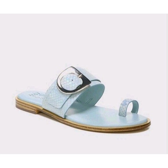 Naturalizer Finola Slide Sandals Dressy Baby Blue Women's Size 6.5 - Picture 1 of 8
